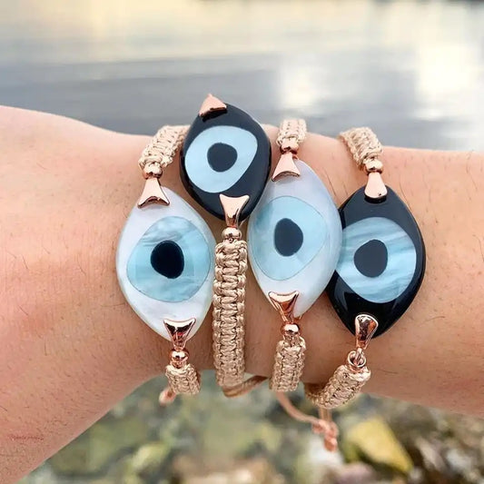 Evil Eye Nazar Rope Chain Bracelet