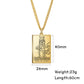 Engraved Tarot Card Necklace Pendant | Rider-Waite-Smith Jewelry