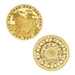 Gold Zodiac Coin - Stainless Steel - Horoscope, Astrology theme