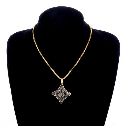 Witches Knot - Witch Knot Stainless Steel Necklace | Box Chain