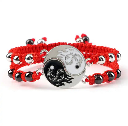 Yin Yang Wish Bracelet | Spiritual, Buddhist, Dragon Style Jewelry Men/Women