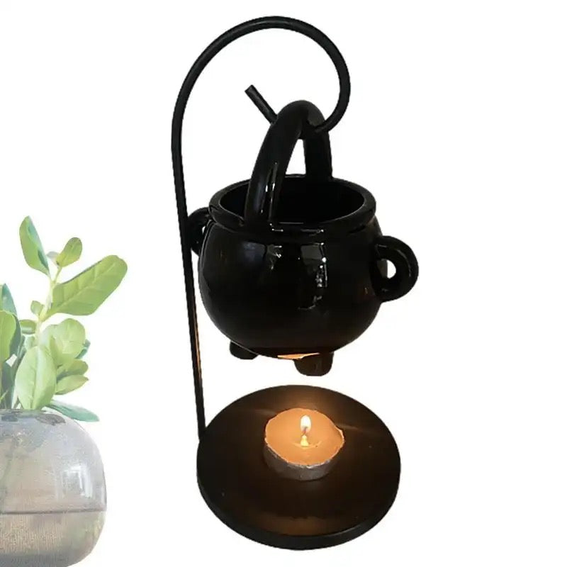 Witchy Cauldron Decor | Incense Burning, essential oils
