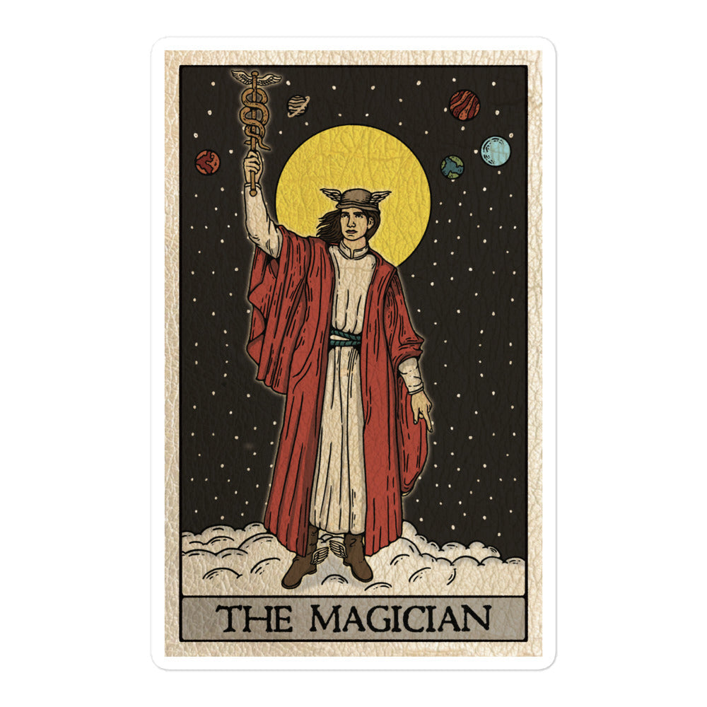 Tarot Card ‘The Magician’ Bubble-free stickers | Laptop, Locker, Crafting