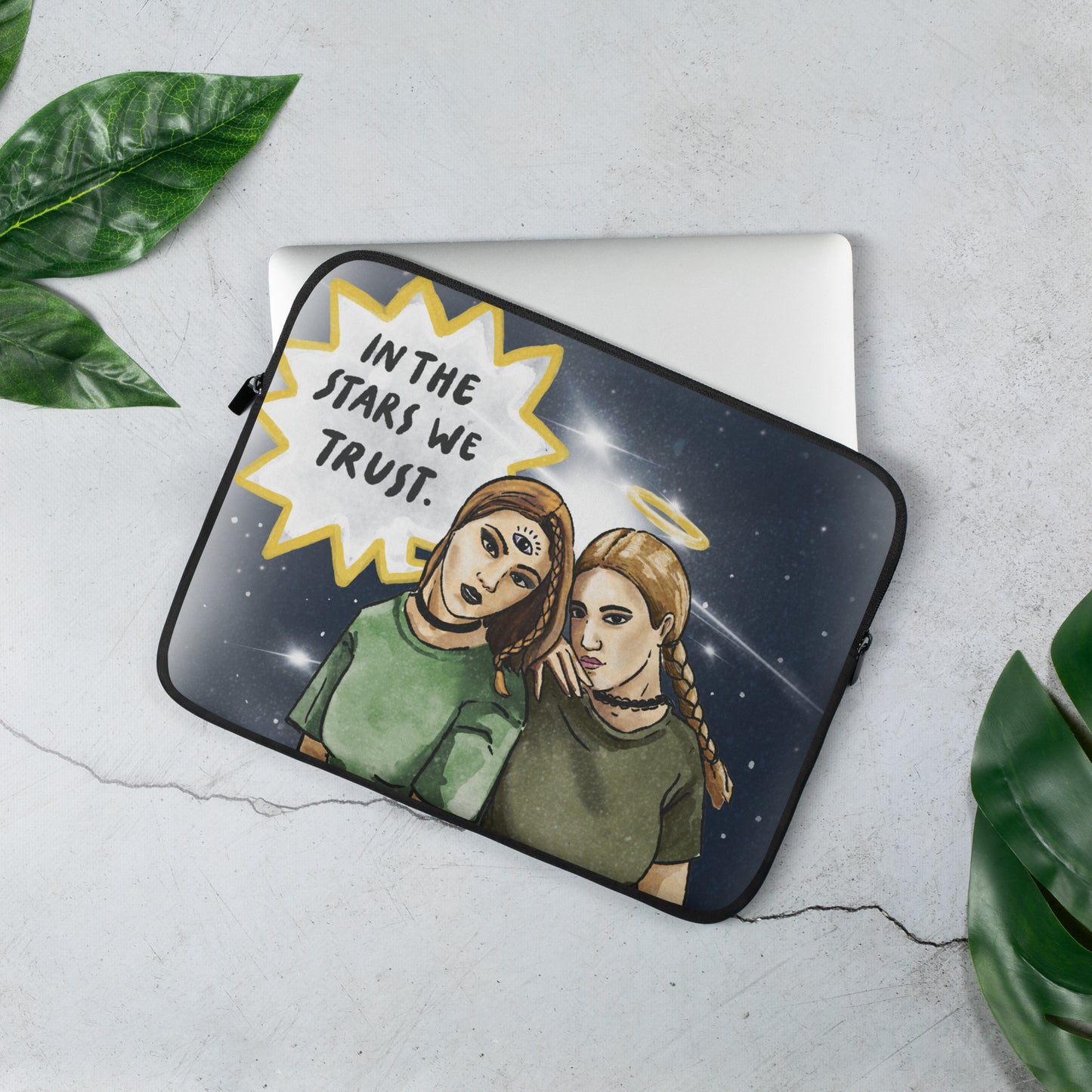 'In the Stars We Trust' Laptop Sleeve | Astrology Themed
