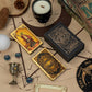 Black gold mystical eye tarot deck with presentation box