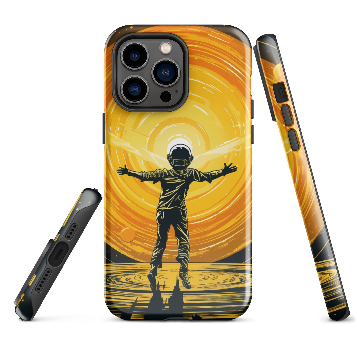 Cosmic 'Spaceman' Durable, Anti-Shock iPhone Case