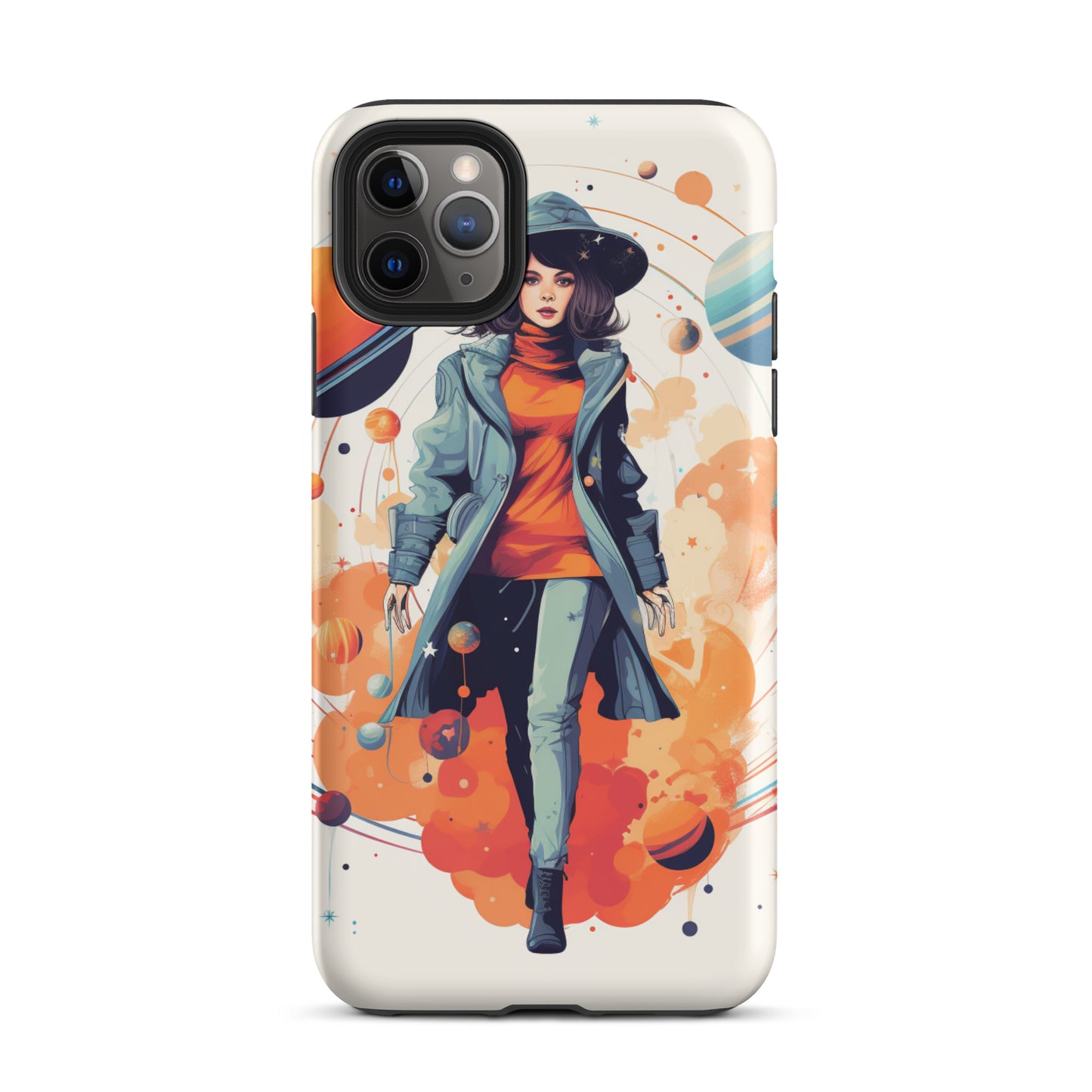 Celestial 'Astrogirl' Durable, Anti-Shock iPhone Case
