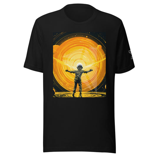 Celestial 'Spaceman' Branded Unisex t-shirt | Cosmic-Themed