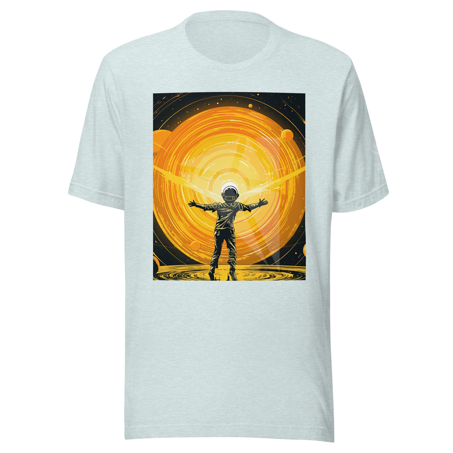 Celestial 'Spaceman' Branded Unisex t-shirt | Cosmic-Themed