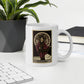 'Astrogirl' Tarot Card Branded White glossy mug | Tarot Awakened #AstroCulture