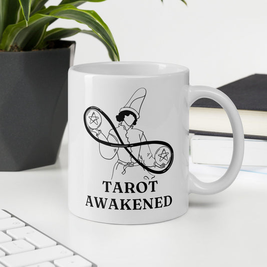 Tarot Awakened Branded White Collectable glossy mug