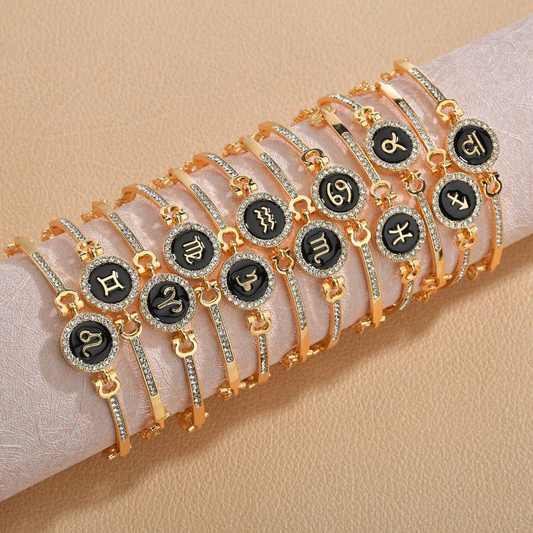 Gold Astrology - Zodiac Sign Bracelet