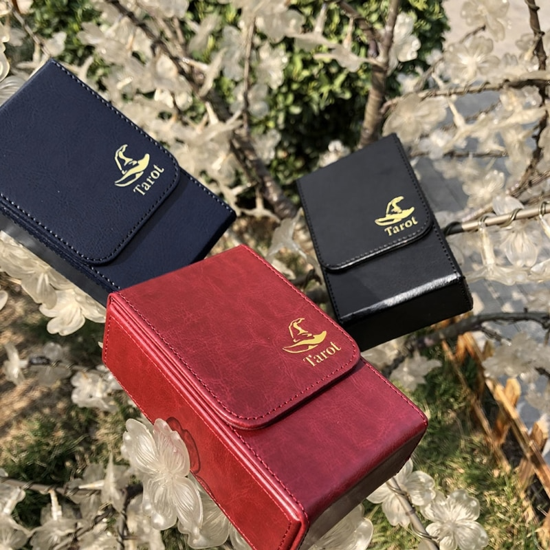 Tarot Card Leather Storage Pouch