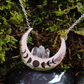 Moon Phases Crystal Necklace | Dark Forest Theme
