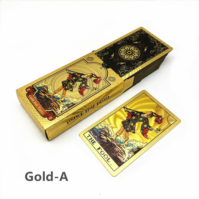 Gold Foil Premum Rider-Waite-Smith Tarot Card Decks