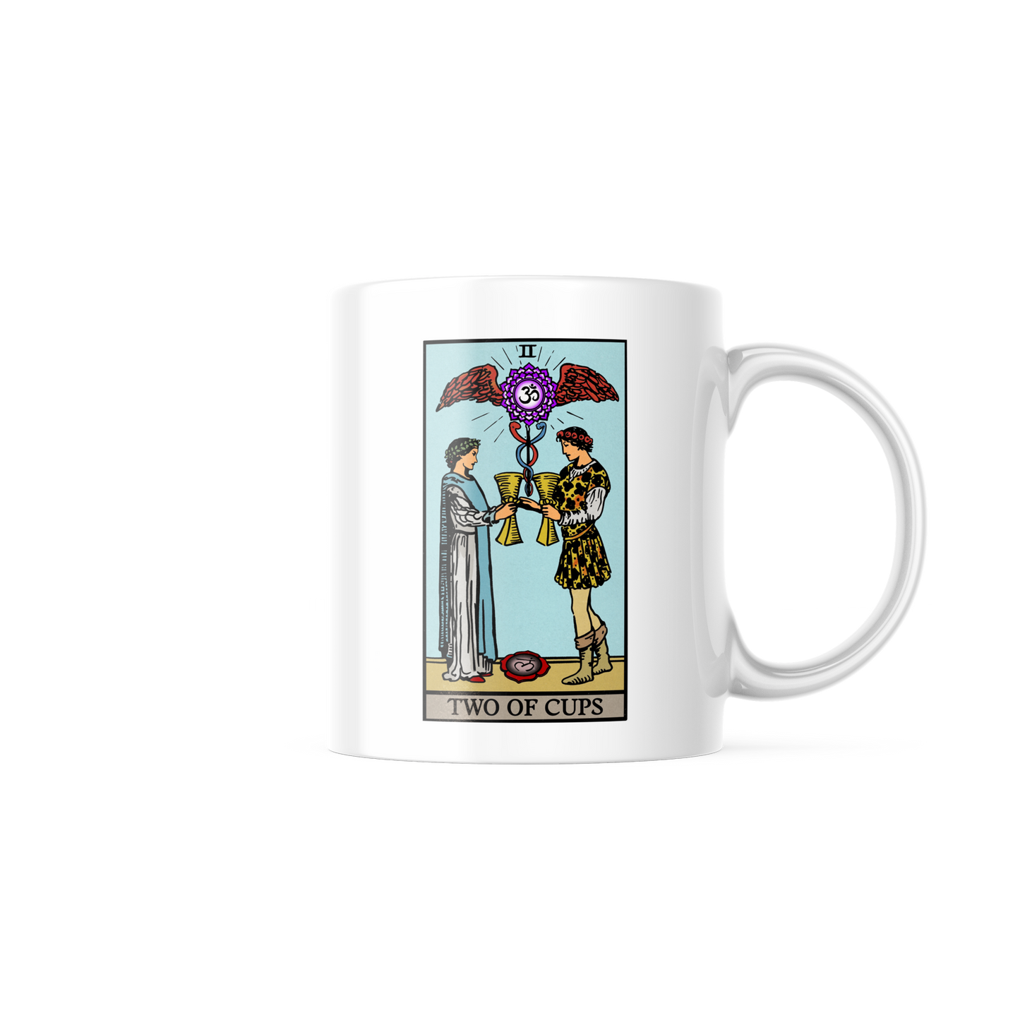 'Two of Cups' Tarot Card Mug | Chakra Series