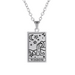 'Wisdom' Tarot Card Engraved Necklace | Silver, Gold, Rose Gold