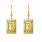Engraved Tarot Card Earrings - Stainless Steel Major Arcana