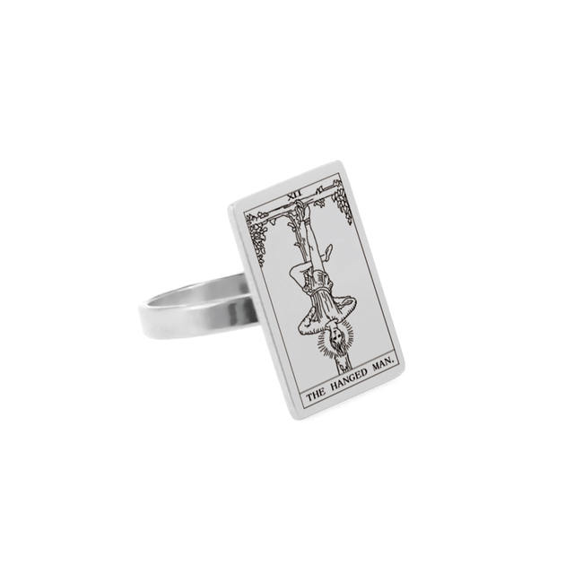 Engraved Tarot Card Ring - Stainless Steel Major Arcana