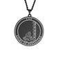 'Eight of Pentacles' Tarot Card, Minor Arcana Round Pendant - Necklace | Jewelry