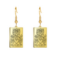 Engraved Tarot Card Earrings - Stainless Steel Major Arcana