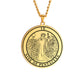 'Nine of Pentacles' Tarot Card, Minor Arcana Round Pendant - Necklace | Jewelry