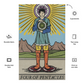 'Four of Pentacles' Chakra Design Flag Tapestry