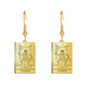 Engraved Tarot Card Earrings - Stainless Steel Major Arcana