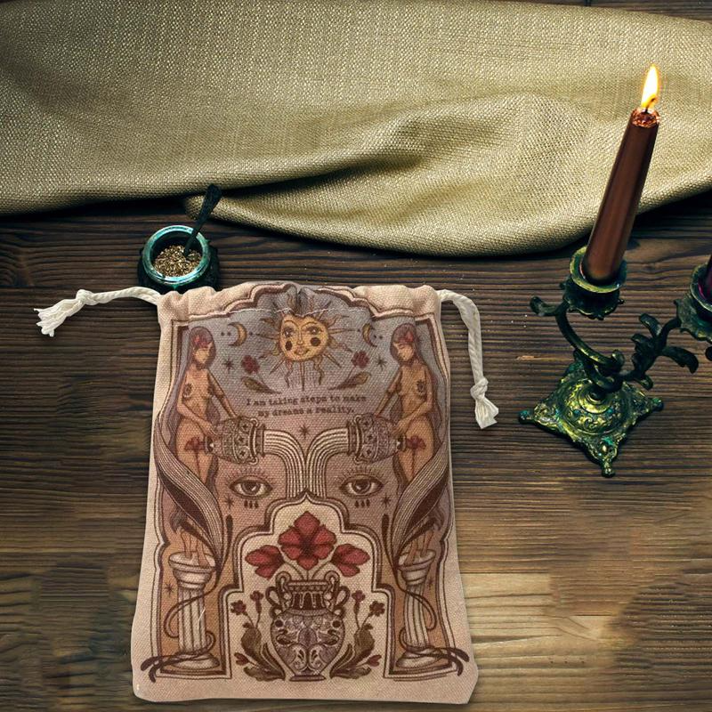 Tarot Card Storage Pouch | 'I am taking steps to make my Dreams a Reality'