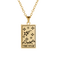 'The Star' Tarot Card Engraved Necklace | Silver, Gold, Rose Gold