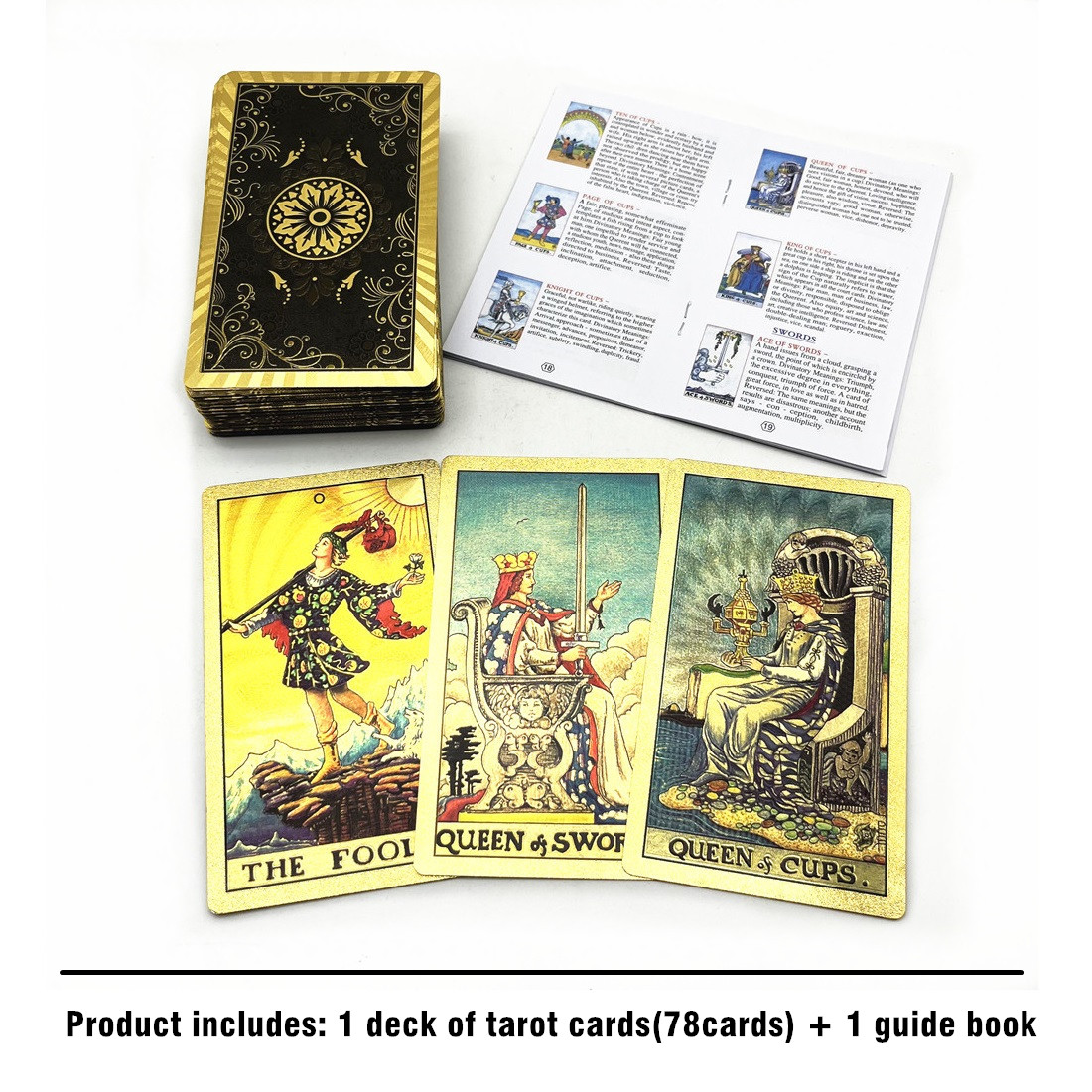Gold Foil Premum Rider-Waite-Smith Tarot Card Decks