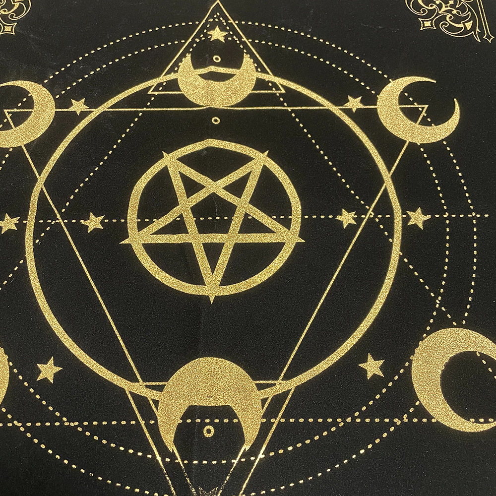 Divination Mat - Pentagram - Pentacle Design