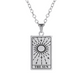 'The Sun' Tarot Card Engraved Necklace | Silver, Gold, Rose Gold