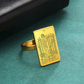 Engraved Tarot Card Ring - Stainless Steel Minor Arcana (Swords)