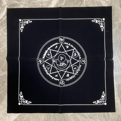 Divination Mat - Astrological Wheel Design