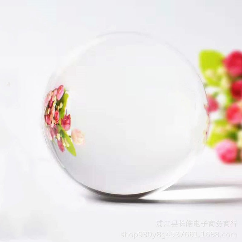 Clear Glass Crystal Ball | Divination Practice & Decor
