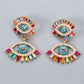 Evil Eye Bohemian (Pastel & Colorful) Earring Set | Spiritual Jewelry