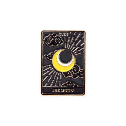 Halloween Tarot Card Enamel Pins | Rider-Waite-Smith