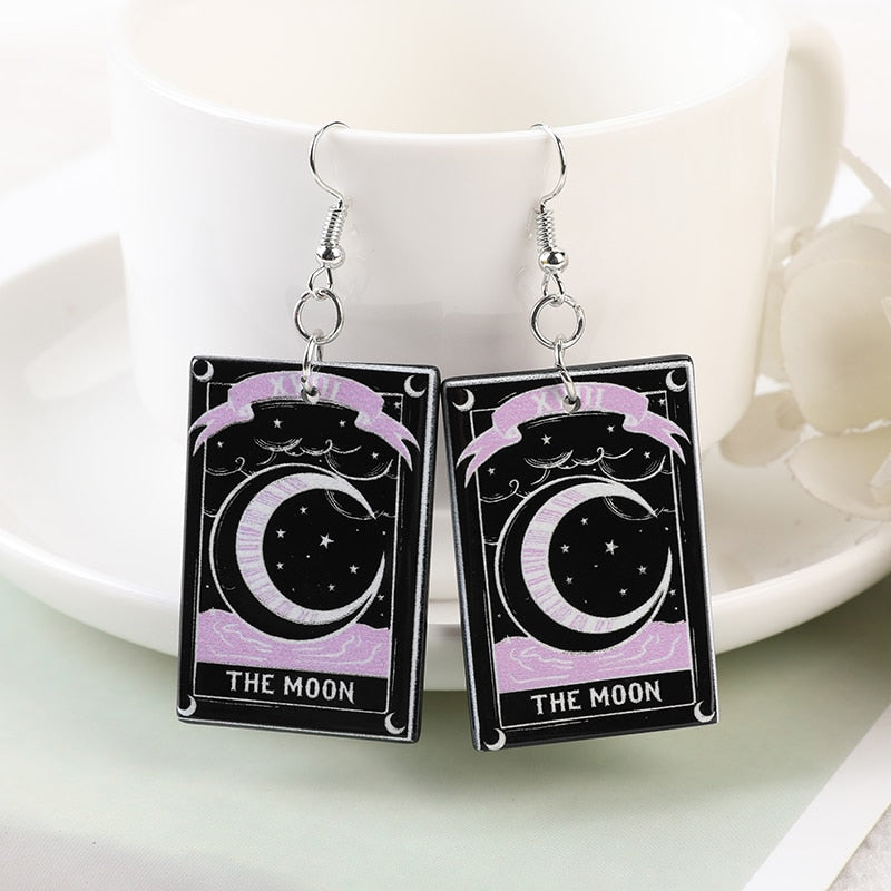 Black Witchy Charms Earrings | Witch, Occult, Wicca Style Jewelry