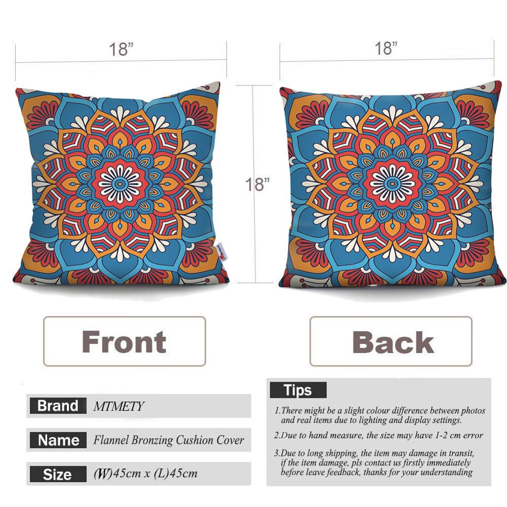 Colorful Mandala Pillow Covers | Spiritual Home Accessories