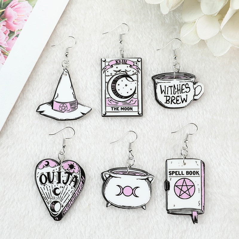 Witch, Occult, Wicca Style Earring Set