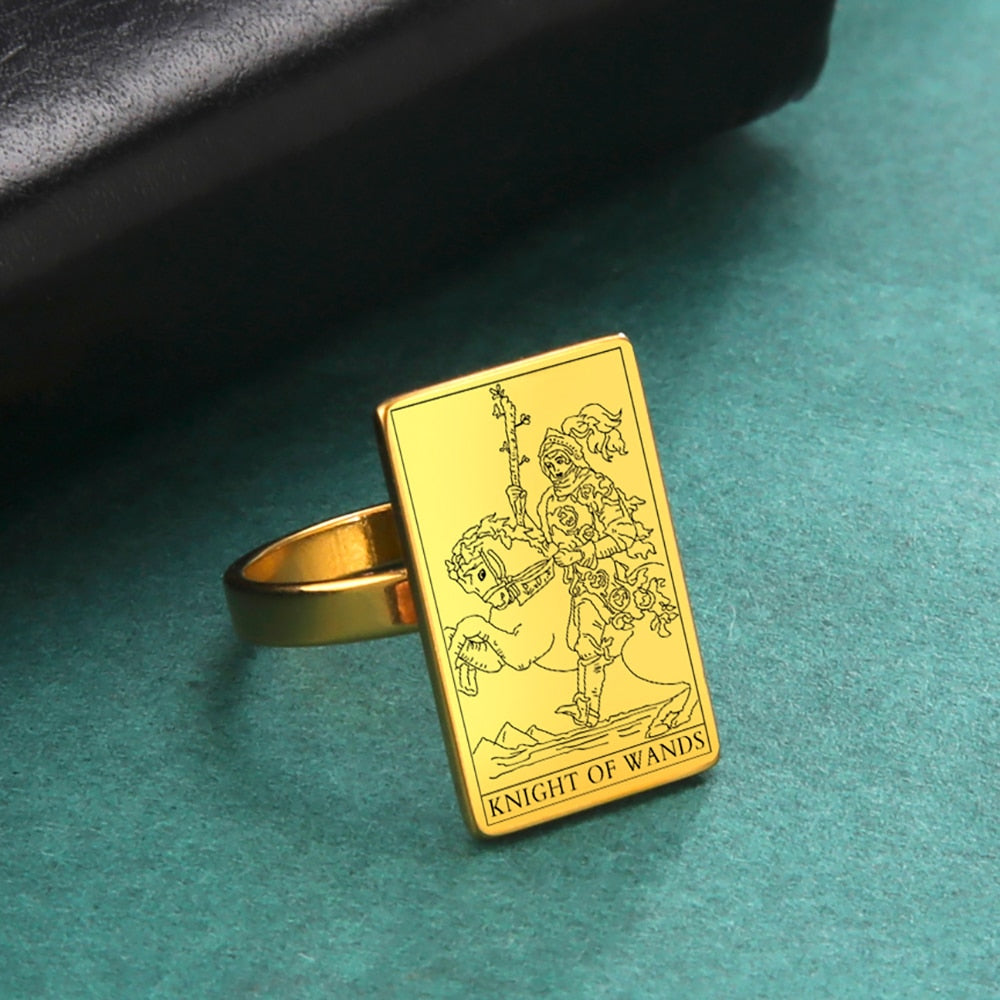 'The Suit of Wands' Rings | Tarot Cards Ring Jewelry | Silver & Gold