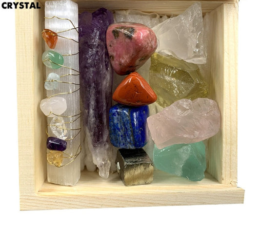 Chakra Healing Crystals, Divination Crystal Kit |Chakra Healing Kit