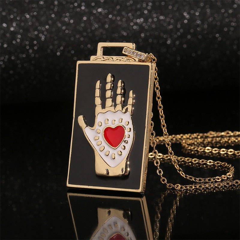 Spiritual-Themed necklaces | All-See-Eye, Evil Eye, Tarot Cazrds