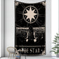 Astrology Moon Phase & Tarot Card Tapestry | Hanging Wall Art, Witchcraft, Occult, Wicca Wall Decor