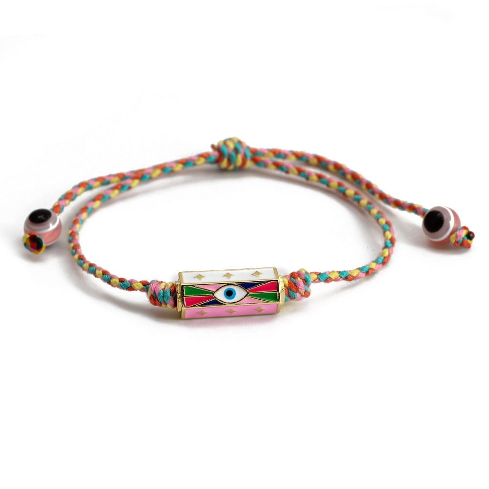 Turkish Evil Eye Bracelet | Hamsa Style & Colorful, Spiritual Jewelry