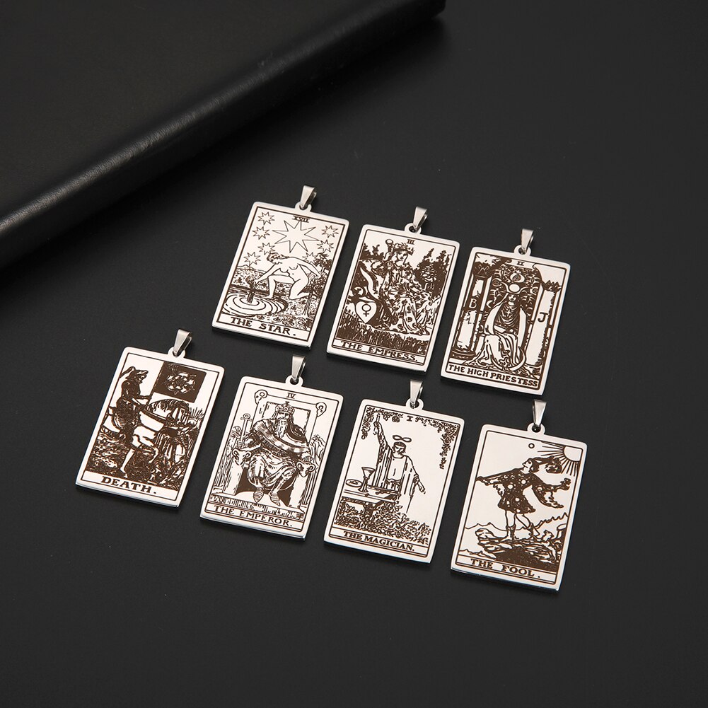 Tarot Card Major Arcana Pendants | For Tarot Card Crafts, DIY Jewelry