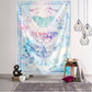 Psychedelic Butterfly Tarot Tapestry Wall Hanging Witchcraft Bohemian Hippie Tapiz Dormitory Home Decor