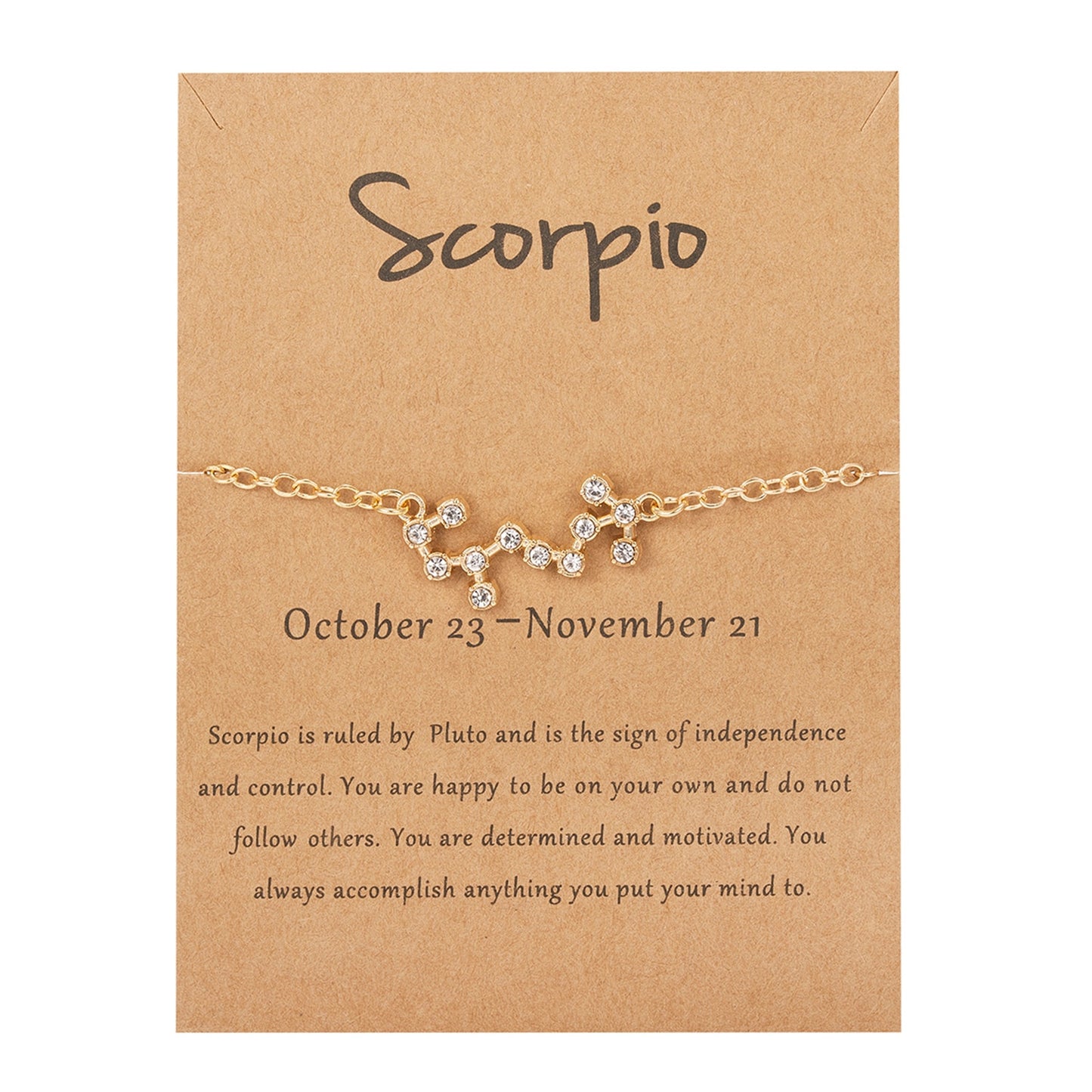 Star - Constellation Zodiac Bracelet | Astrology Charm Bracelet & Jewelry