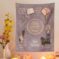 New Moon Tarot Tapestry Wall Hanging Witchcraft Tarot Tapestry Bohemian Style Decoration Home Hippie Mattress Dorm Room Decor